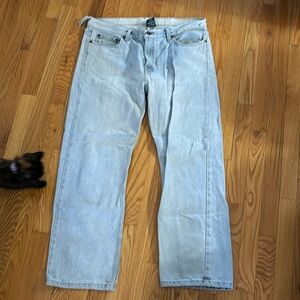 Vintage 90's Baggy Blue Jeans Faded Glory